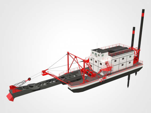 Модель земснаряда