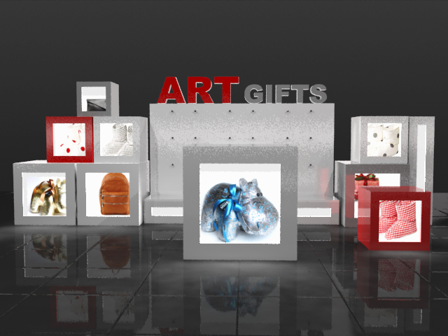 Визуализация оборудования ART GIFTS (С товаром)