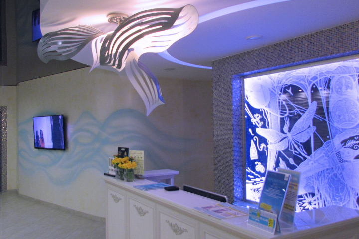 Forteclub, зона ресепшн.