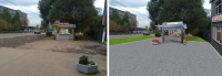 3D визуализация торгового павильона по ул. Гагарина