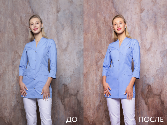 Ретушь и цветокоррекция каталожной съемки