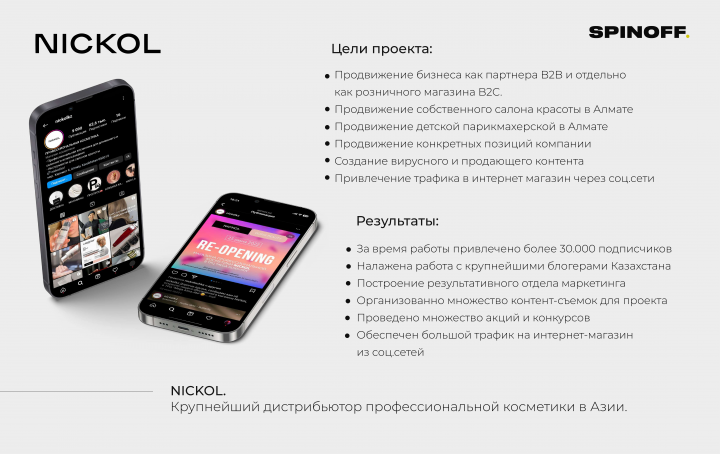 NICKOL. Крупнейший дистрибьютор профессиональной косметики.