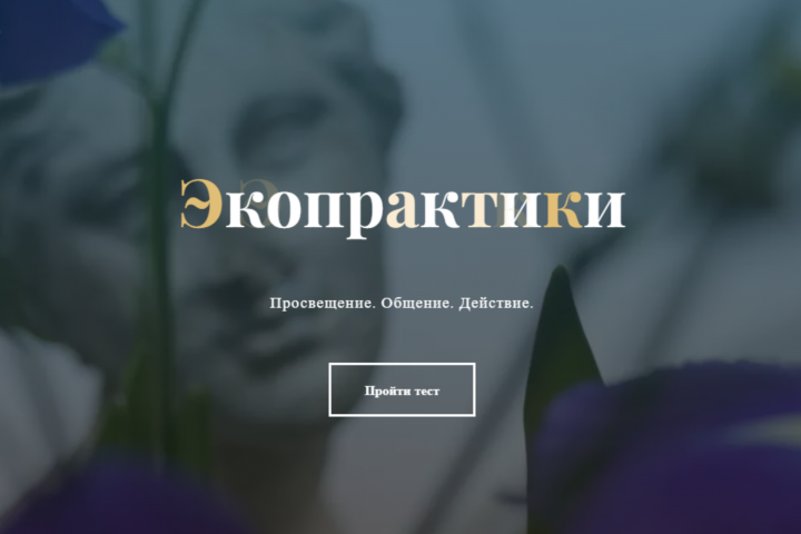 Разработка дизайна и создание сайта "Экопрактики"