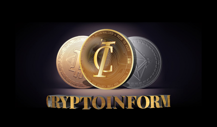 3D логотип для CRYPTOINFORM