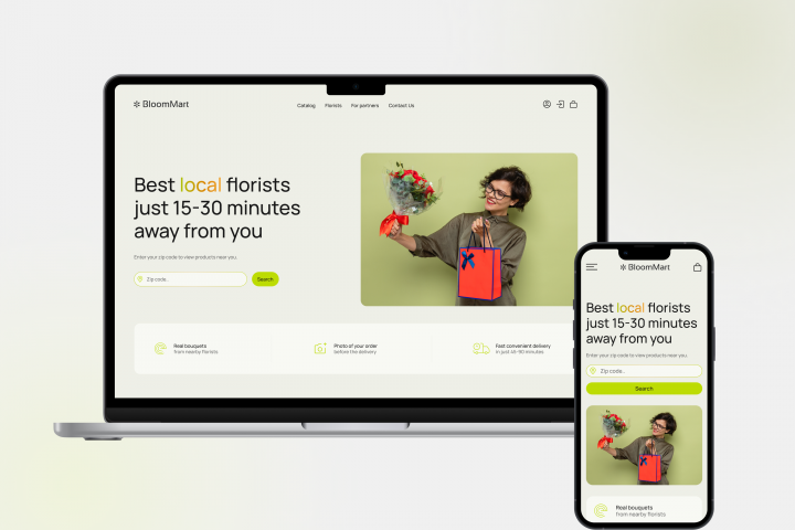 Ре-дизайн сайта и исправление верстки в Webflow
