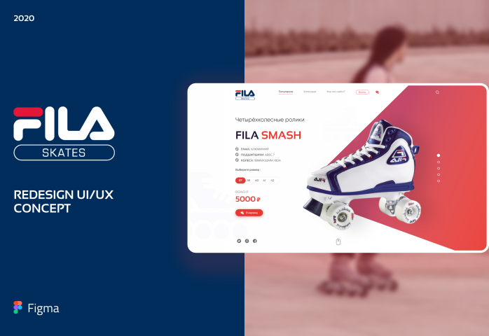 Интернет-магазин Fila Skates