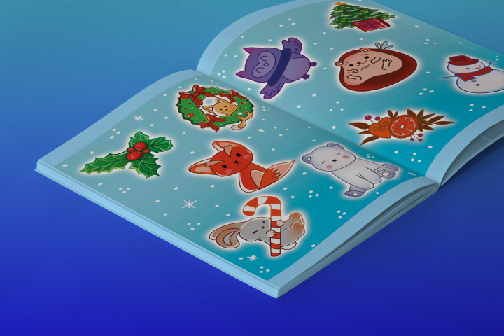 Зимний стикерпак