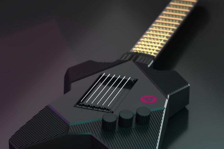 Промышленный дизайн умной гитары