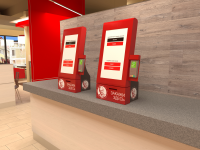 Терминал на прилавке