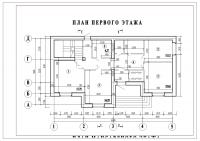 План загородного дома