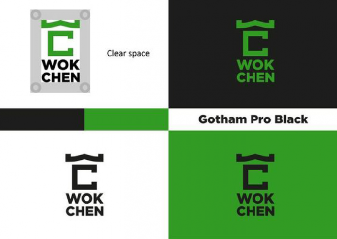 Логотип китайского ресторана "Wok Chen"
