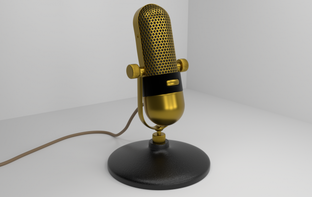 Винтажный микрофон