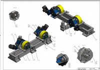 Вращатель сварочный роликовый