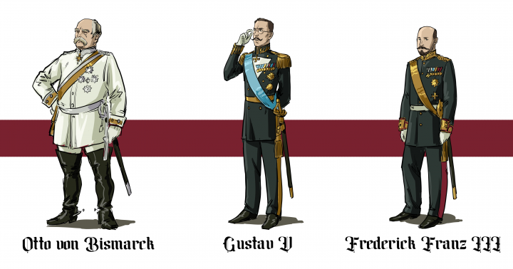 Эскизы персонажей