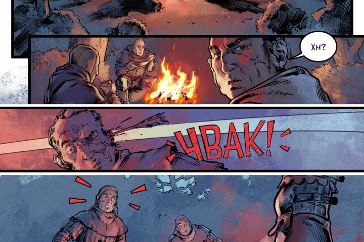 Страница комикса Охота на крыс 2