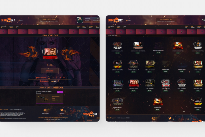 CSGO рулетка с кейсами