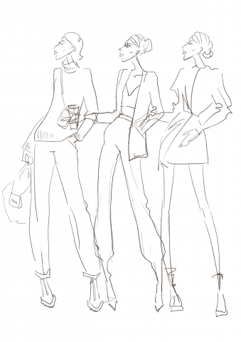 Отрисовка моделей одежды