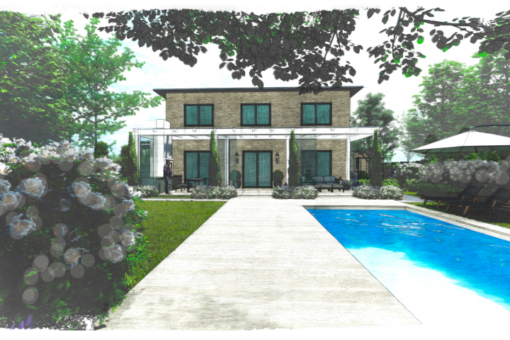 Проект сада "В белых облаках"