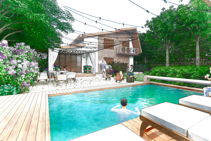 Проект сада "Два полюса", Краснодар, 10сот. , л1