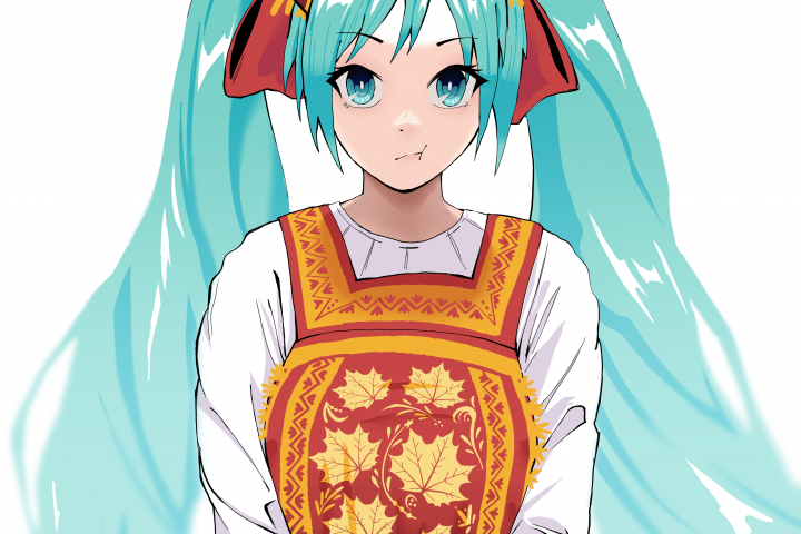 Цветная иллюстрация персонажа