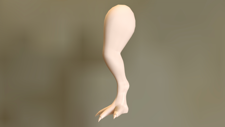 нога динозавра