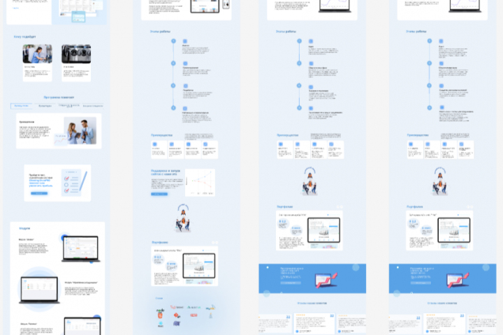 Дизайн сайта программы для химчисток и прачечных