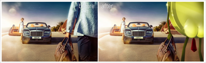 серия фотомонтажей для проекта.