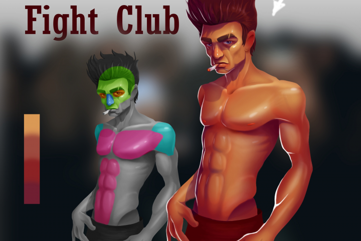 art к фильму "Бойцовский клуб"