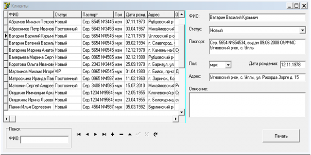 ИС "Гостиница"