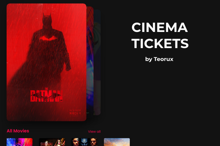 Приложение для покупки билетов на фильмы