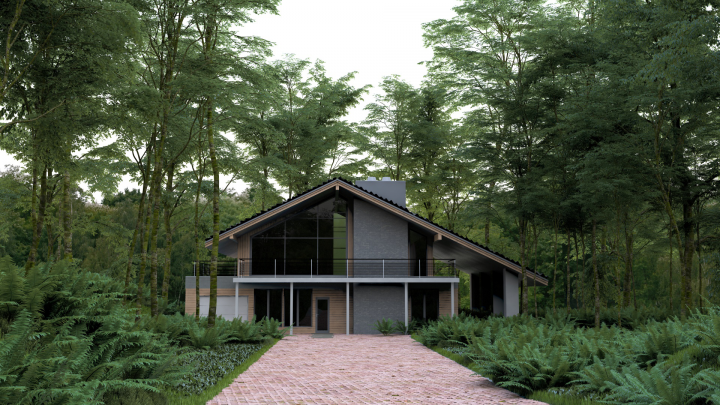 домик в лесу