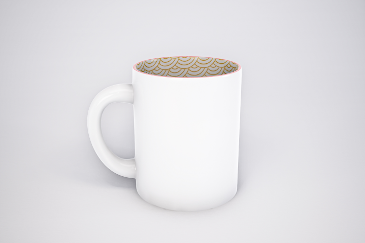 Моделирование и визуализация | Кружка в японском стиле