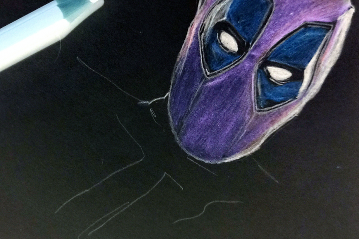 Рисунок "Дэдпул"