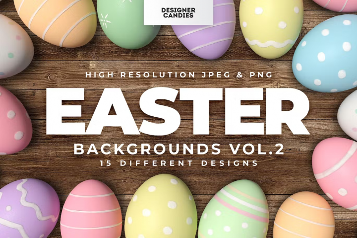 Коллекция пасхальных фонов