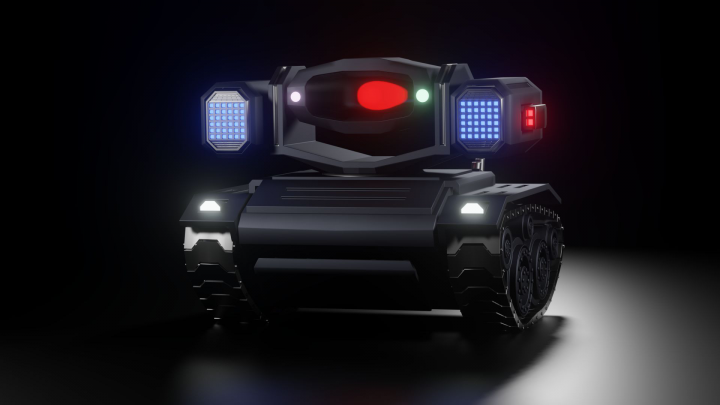 Hard-surface modelling droid machine