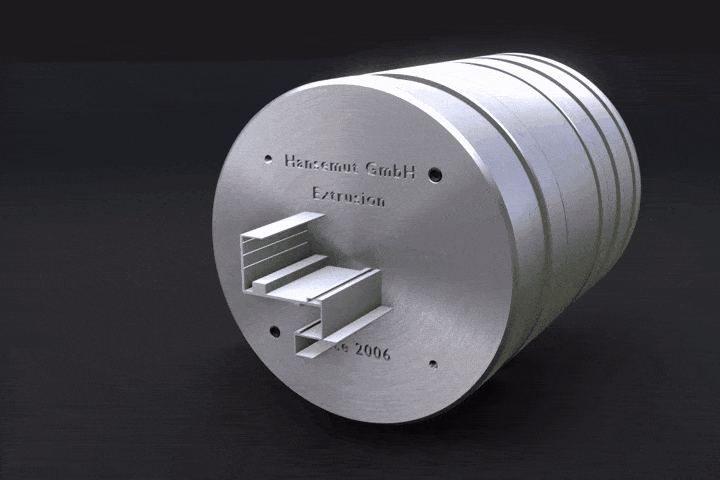 Animation aluminium profile extrusion