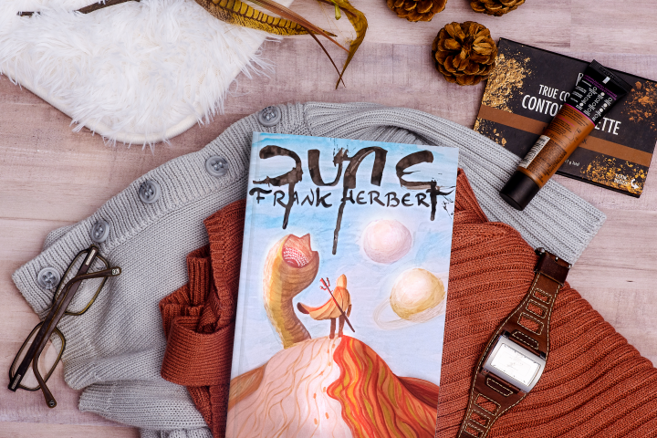 Иллюстрация и дизайн обложки книги Dune