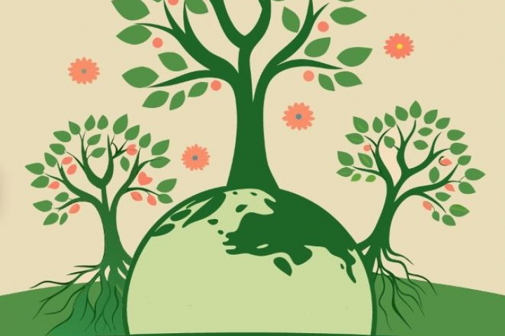 Логотип компании: "EcoSolutions".