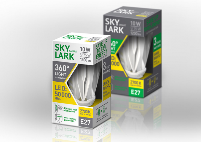 Упаковка светодиодных ламп