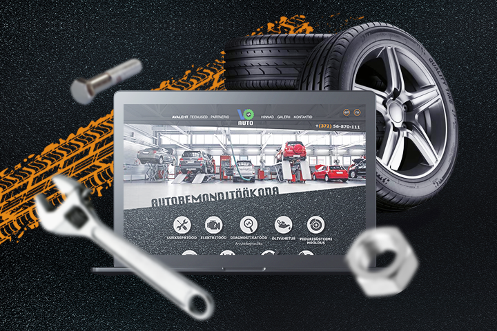 Дизайн сайта для автомастерской