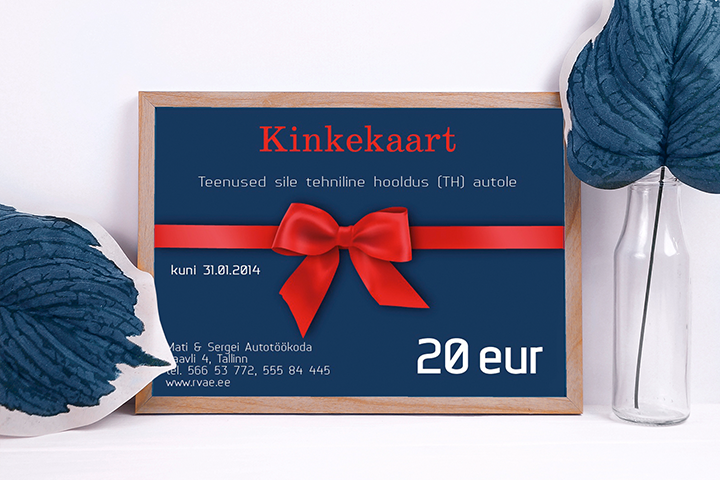 Подарочная карта для Mati & Sergei Autotookoda