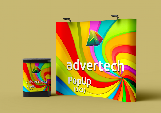 PopUp для выставки 3х3