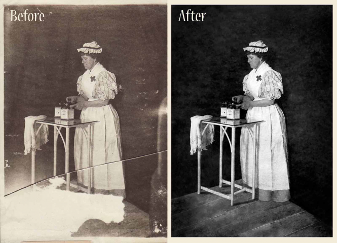 Обработка старинных фотографий