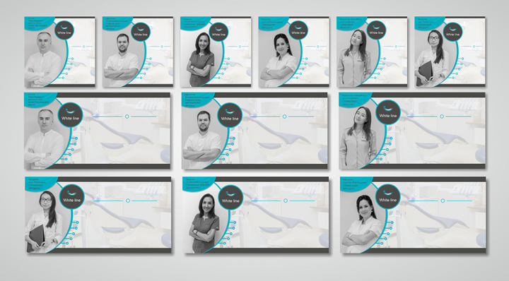 Шаблоны для постов "White line"