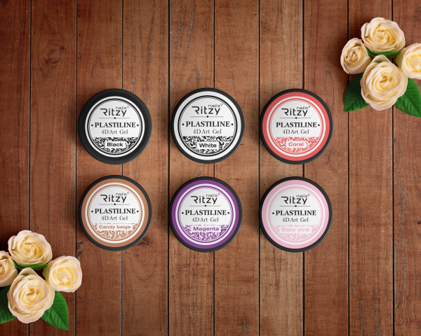 Этикетка для пластилина "Ritzy nails"