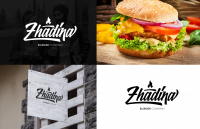 Логотип для (кафе) – Zhadina Burgers