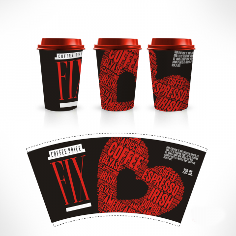 Дизайн стаканчика Coffee