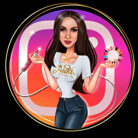 Aida - Beauty шарж для мастера маникюра.