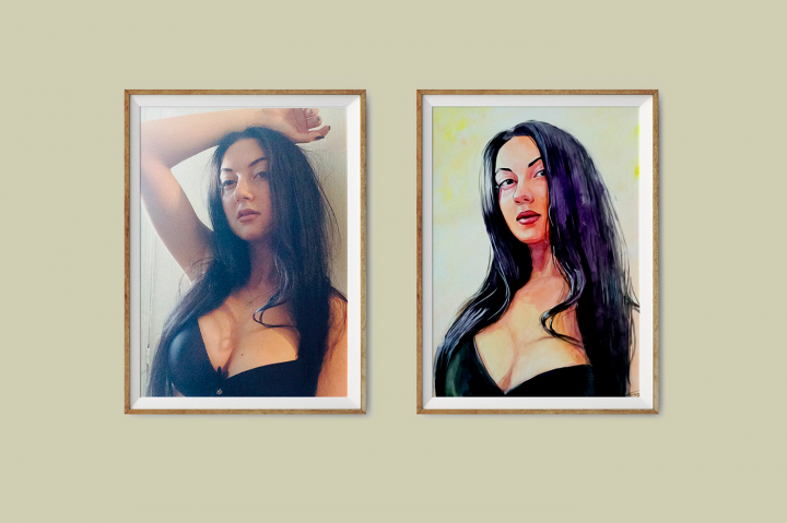 Portrait of a girls. Портреты на заказ!