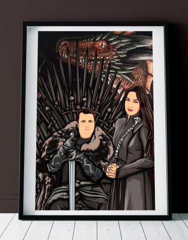 Портрет в стиле Vector ART - Game of Thrones